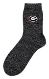 Georgia Bulldogs Women's Lounge Socks - (2 Pack)