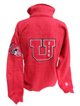 Utah Utes Button Collar Sweatshirt