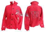 Utah Utes Button Collar Sweatshirt