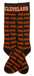 Cleveland Brown Dress Socks