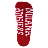 Indiana Hoosiers Crimson Quarter Socks