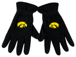 Iowa Hawkeyes Black Fleece Gloves