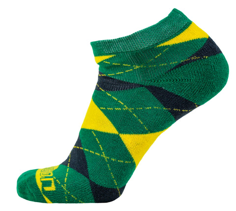 Oregon Ducks Argyle No-Show Footies