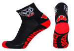 Wisconsin Badgers Black Quarter Socks