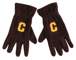 Cleveland Wine & Gold "C" Fleece Gloves