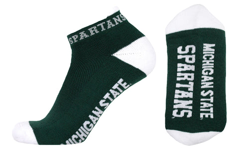 Michigan State Spartans Green Footies