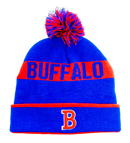 Buffalo Pom-Pom Knit Hat