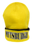 Pittsburgh Yellow Cuffed Knit Hat