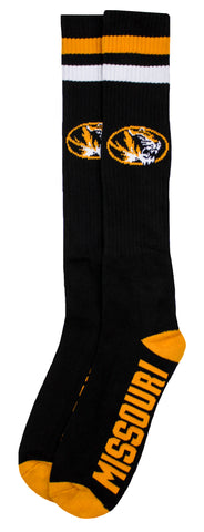 Missouri Tigers Black Tube Socks