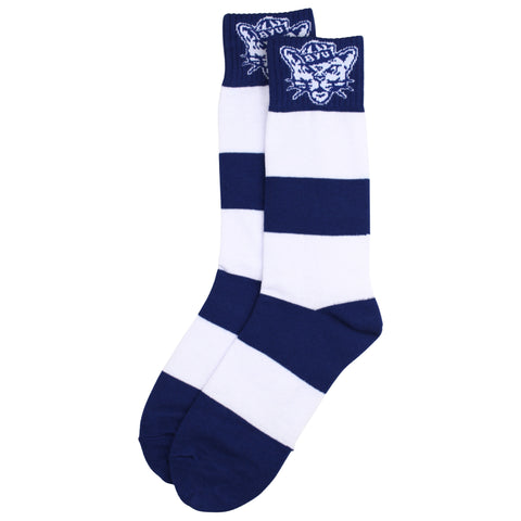 BYU Cougars Stripe Dress Socks