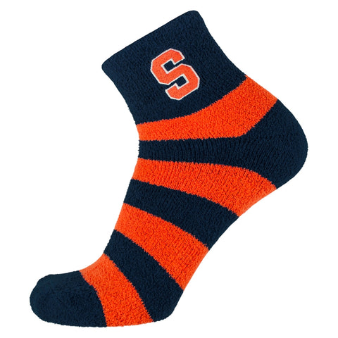 Syracuse Orange Stripe Fuzzy Socks