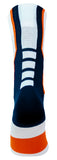 Auburn Tigers White Sports Performance Socks