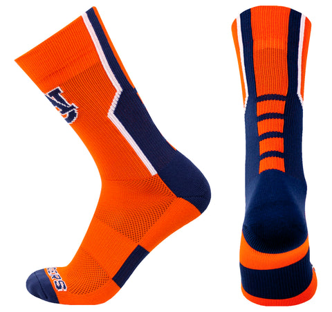 Auburn Tigers Orange Sports Performance Socks