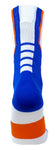 Boise State Broncos White Sports Performance Socks