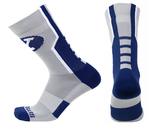 BYU Cougars Gray Sports Performance Socks