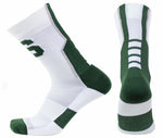 Michigan State Spartans White Sports Performance Socks