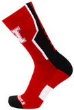 Nebraska Cornhuskers Red Sports Performance Socks