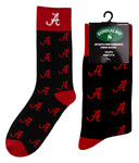 Alabama Crimson Tide Kid's Repeating Crew Socks (ages 9-12)