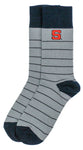 Syracuse Orange Blue Stripe Dress Socks