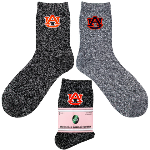 Auburn Tigers Women's Lounge Socks (2 Pack)
