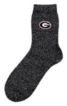 Georgia Bulldogs Women's Lounge Socks - (2 Pack)