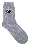 Georgia Bulldogs Women's Lounge Socks - (2 Pack)
