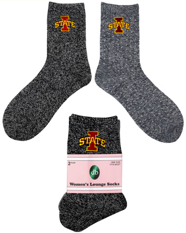 Iowa State Cyclones Women's Lounge Socks (2 Pack)