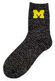 Michigan Wolverines Women's Lounge Socks (2 Pack)