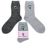 Michigan State Spartans Women's Lounge Socks - (2 Pack)