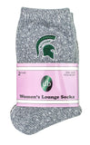 Michigan State Spartans Women's Lounge Socks - (2 Pack)