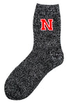 Nebraska Cornhuskers Women's Lounge Socks - (2 Pack)