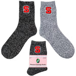 NC State Wolfpack Women's Lounge Socks - 2 Pack