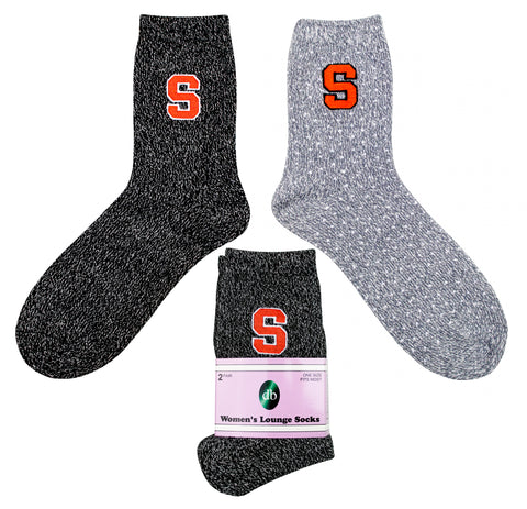 Syracuse Orange Women's Lounge Socks - (2 Pack)