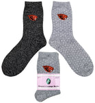 Oregon State Beavers Women's Lounge Socks - (2 Pack)