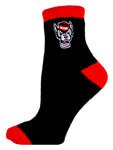 NC State Wolfpack Solid Fuzzy Socks