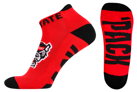 NC State Wolfpack Red Footies