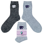 Kansas State Wildcats Women's Lounge Socks - (2 Pack)