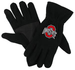 Ohio State Buckeyes Black Fleece Texting Gloves