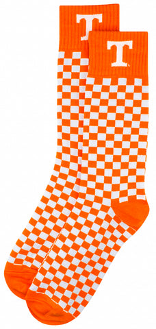 Tennessee Volunteers Checkerboard Dress Socks