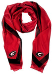 Georgia Bulldogs Women's Chiffon Fashion Scarf