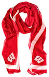 Wisconsin Badgers Women's Chiffon Fashion Scarf