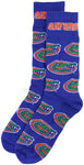 Florida Gators Blue Repeating Dress Socks