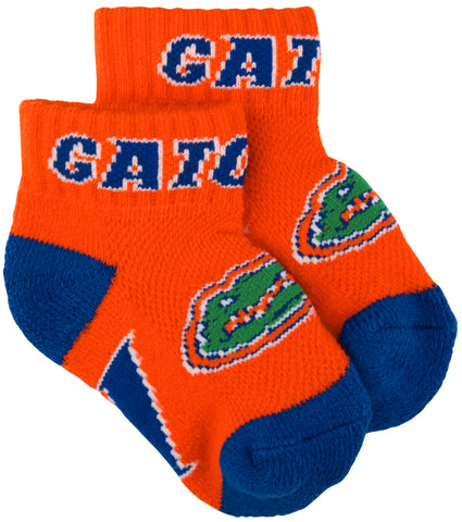 Florida Gators Baby Quarter Socks - 12-24 Months