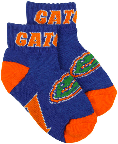 Florida Gators Children Quarter Socks - 3-5 Years Old