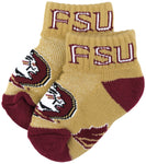 Florida State Seminoles Baby Quarter Socks - 12-24 Months
