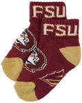 Florida State Seminoles Children Quarter Socks - 3-5 Years Old