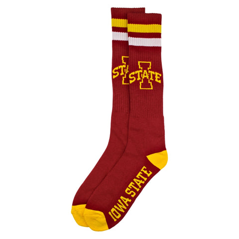 Iowa State Cyclones Cardinal Tube Socks
