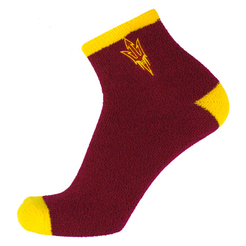 Arizona State Sun Devils Solid Fuzzy Socks