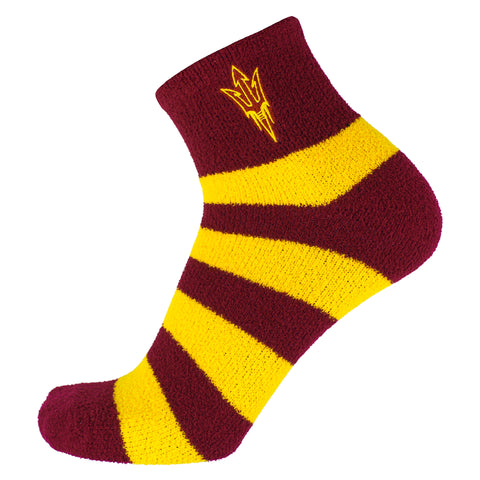 Arizona State Sun Devils Stripe Fuzzy Socks
