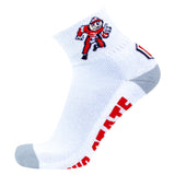 Ohio State Buckeyes White & Gray Quarter Socks